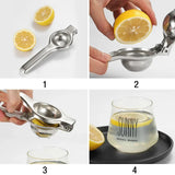 NNEOBA 5 pcs Stainless Steel Manual Juicer Lemon Squeezer