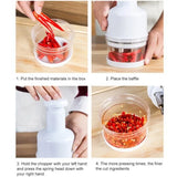 NNEOBA Stainless Steel Onion Chopper – Hand-Press Food Cutter & Slicer