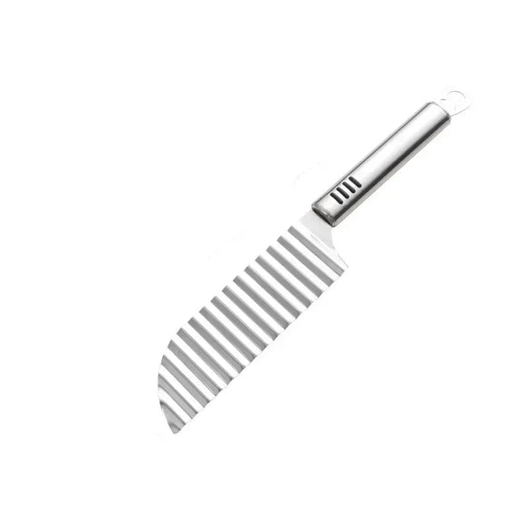 NNEOBA Stainless Steel Crinkle Cut Potato Slicer