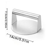 NNEOBA Stainless Steel Smash Burger Press – Heavy-Duty Hamburger Patty Maker