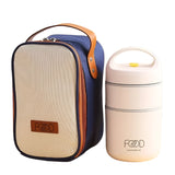 NNEOBA Stainless Steel Thermal Lunch Box with Insulated Bag