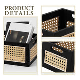 NNEOBA Wooden Storage Basket Large Organizer Box