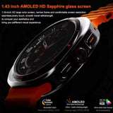 NNEOBA Waterproof Sports Smartwatch for Men (Orange)