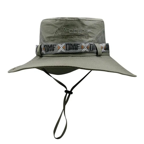NNEOBA Men’s Summer Bucket Hat UV Protection Wide Brim