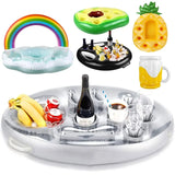 NNEOBA Summer Party Inflatable Pool Drink Cooler Tray
