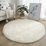 NNEOBA Ultra Soft Plush Round Rug