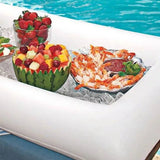 NNEOBA Inflatable Floating Pool Bar Tray with Cup Holder