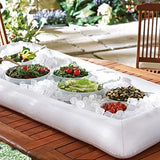 NNEOBA Inflatable Floating Pool Bar Tray with Cup Holder
