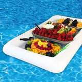 NNEOBA Inflatable Floating Pool Bar Tray with Cup Holder