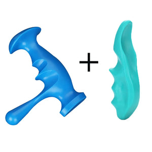 NNEOBA T-Shaped Trigger Point Massager – Manual Deep Tissue Therapy Stick (2PCS)