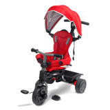 NNEDPE Explorer 3-Stage Kids Trike with Canopy - Red