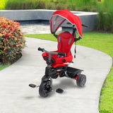 NNEDPE Explorer 3-Stage Kids Trike with Canopy - Red