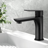 NNEDSZ Bathroom Basin Mixer Tap Brass Faucet Vanity Laundry Sink Black