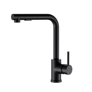 NNEDSZ Kitchen Mixer Tap Pull Out Rectangle 2 Mode Sink Basin Faucet Swivel WELS Black