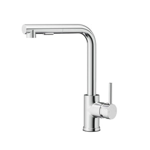 NNEDSZ Kitchen Mixer Tap Pull Out Rectangle 2 Mode Sink Basin Faucet Swivel WELS Chrome