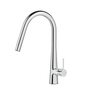 NNEDSZ Kitchen Mixer Tap Pull Out Round 2 Mode Sink Basin Faucet Swivel WELS Chrome