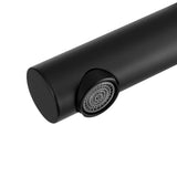 NNEDSZ Bathroom Mixer Spout Wall Bath Tap Round Swivel Bathtub Black