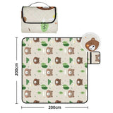 NNEOBA Portable Folding Camping Mat Waterproof Picnic Pad