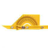 Protractor Measuring Arm Ruler - 180 Degree Woodworking Tool-1915198056140247041