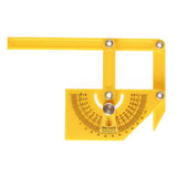 Protractor Measuring Arm Ruler - 180 Degree Woodworking Tool-1915198056140247042
