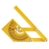 Protractor Measuring Arm Ruler - 180 Degree Woodworking Tool-1915198056140247043