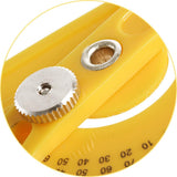 Protractor Measuring Arm Ruler - 180 Degree Woodworking Tool-1915198056140247044