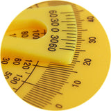 Protractor Measuring Arm Ruler - 180 Degree Woodworking Tool-1915198056140247045