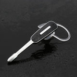 Handsfree Bluetooth Earphone With Mic For Iphone - Black / Silver-1915197144562798596