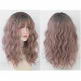 Long Hair Wig With Bangs 54Cm Wool-1915198325125156864