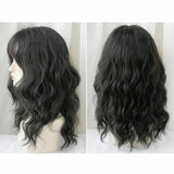 54Cm Natural Fluffy Wool Wig With Bangs-1915197826267222017