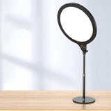 Large Desktop Beauty Fill Light Bracket For Live Broadcast And Photography - 14.2 Inch / 36Cm - Black-1915196658828840964