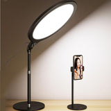 Large Desktop Beauty Fill Light Bracket For Live Broadcast And Photography - 14.2 Inch & 36Cm - Black-1915196661622247428