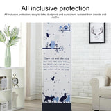 Vertical Cabinet Air Conditioning Dust Cover - All-Inclusive Fabric - Dark Grid Bear - 170X50X30Cm-1915197166234767365