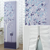 Vertical Cabinet Air Conditioning Dust Cover - All-Inclusive Fabric - Dark Grid Bear - 170X50X30Cm-1915197166234767366