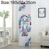 180X55X35Cm Rabbit Fabric Dust Cover For Vertical Cabinet Air Conditioners-1915197547215982592