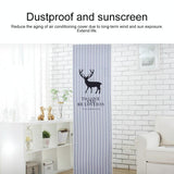 Vertical Cabinet Air Conditioning Cover - All-Inclusive Fabric - 170X50X30Cm - Sailboat Design-1915198432402870274