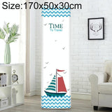 Vertical Cabinet Air Conditioning Cover - All-Inclusive Fabric - 170X50X30Cm - Sailboat Design-1915198432402870272