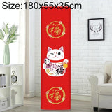 180X55X35Cm Lucky Cat Fabric Dust Cover For Vertical Cabinet Air Conditioners-1915197378869202951