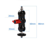 Double Ball Gimbal Arm For Slr Camera With Hot Shoe Mount-1915197754221662213