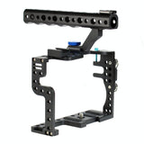 Panasonic Lumix Gh3 / Gh4 Video Cage Stabilizer With Metal Handle Black-1915196916338135047