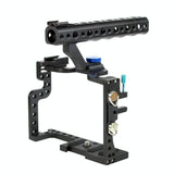 Panasonic Lumix Gh3 / Gh4 Video Cage Stabilizer With Metal Handle Black-1915196916338135041