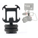 Universal Camera Hot Shoe Base - 2Pcs Three-Head Rotary-1915198017850445829