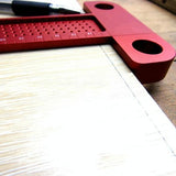 Marking Ruler For Woodworking T-Shaped Holes-1915198338744061956