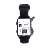 Black Portable Golf Watch With Manual Counter-1915197123532558337