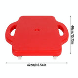 Square Four-Wheel Scooter For Children'S Balance Training - Red Blow Molding-1915198357412909058