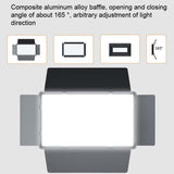 55W Flat Panel Live Broadcast Fill Light With Knob - 3000K-6500K-1915198093746376708