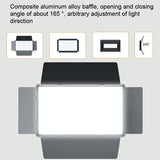 55W Flat Panel Live Broadcast Fill Light With Knob Battery-1915197953140723716