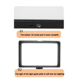 Portable 6-Inch Flat-Panel Live Fill Light With Adjustable Temperature And Small Tripod-1915198101849772036