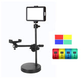 Adjustable 6 Flat-Panel Live Fill Light With Overhead Bracket - 3200-5500K-1915197024400183302