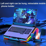 Red Gaming Laptop Cooler With 5V Speed Control-1915197647103332354